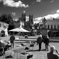 Buy canvas prints of York Exhibition Square by Robert Gipson