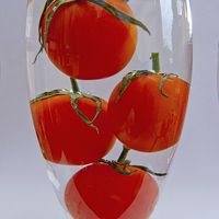 Buy canvas prints of Tomatoes in glass by Robert Gipson