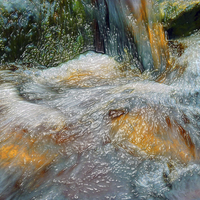 Buy canvas prints of Painted stream by Robert Gipson