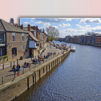 Buy canvas prints of Kings Staith York river Ouse by Robert Gipson