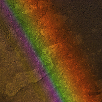 Buy canvas prints of  Rainbow on Stone by Robert Gipson