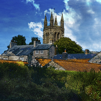 Buy canvas prints of  Across the roofs of Helmsley, Yorkshire. by Robert Gipson