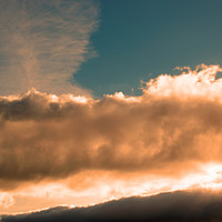Buy canvas prints of Clouds at sunset by Robert Gipson