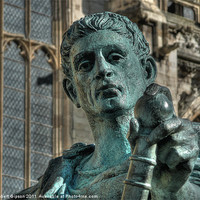 Buy canvas prints of King Constantine the Great at York Minster by Robert Gipson