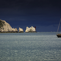 Buy canvas prints of  The Needles - Calm before the Storm by Keith Towers Canvases & Prints