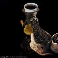 Buy canvas prints of Ground Coffee by Andy Wager