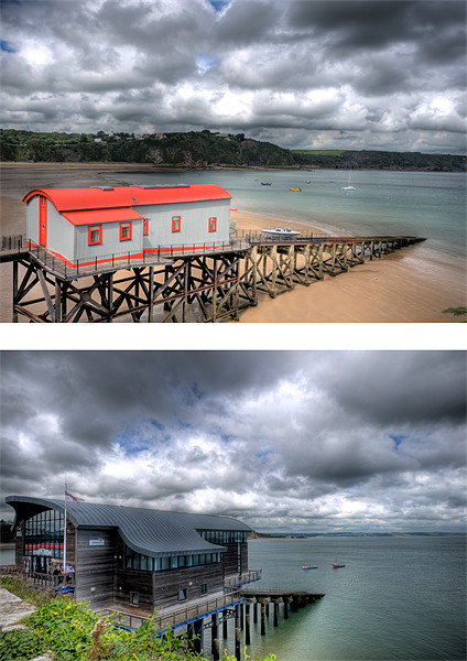 Tenby Lifeboat Stations Picture Board by Steve Purnell