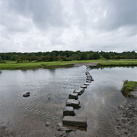 Buy canvas prints of Stepping Stones by Steve Purnell