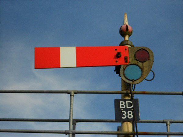 Railway Signal Picture Board by Steve Purnell