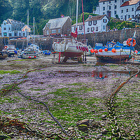 Buy canvas prints of Lynmouth Harbour by Steve Purnell
