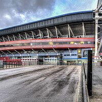 Buy canvas prints of Wales Millennium Stadium Cardiff by Steve Purnell