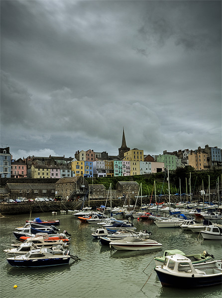 Tenby Harbour Picture Board by Steve Purnell