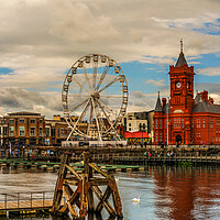 Buy canvas prints of Multicultural Cardiff Port by Steve Purnell
