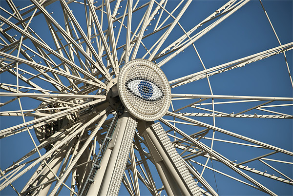 Ferris Wheel Picture Board by Steve Purnell