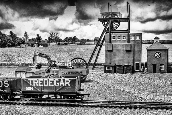 Coal Mining Nostalgia Picture Board by Steve Purnell