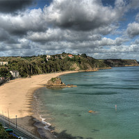 Buy canvas prints of Tenby North Beach by Steve Purnell
