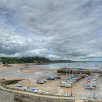 Buy canvas prints of Tenby Harbour by Steve Purnell