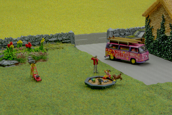 Fun in the Miniature Garden Picture Board by Steve Purnell