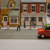 Buy canvas prints of Smallvilles Miniature Photography Wonderland by Steve Purnell