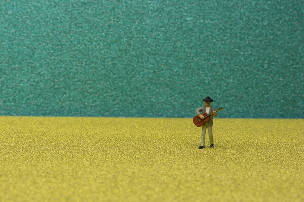 The Song of the Miniature Busker Picture Board by Steve Purnell