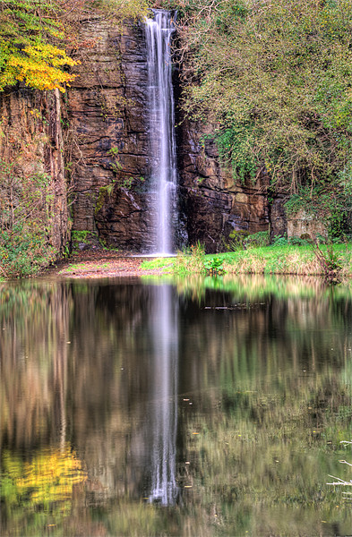 Parc Cwm Darran Waterfall Picture Board by Steve Purnell