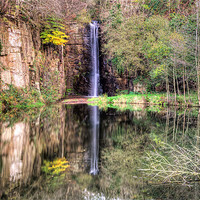 Buy canvas prints of Parc Cwm Darran Waterfall by Steve Purnell