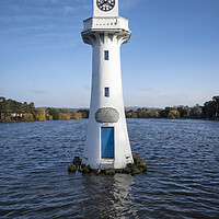 Buy canvas prints of Roath Parks Iconic Scott Memorial Lighthouse by Steve Purnell