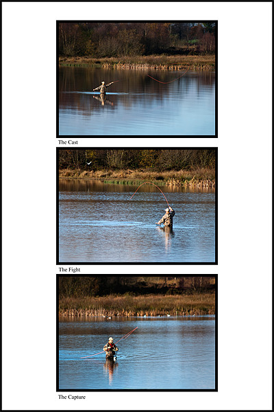 The Thrill of Fly Fishing Picture Board by Steve Purnell