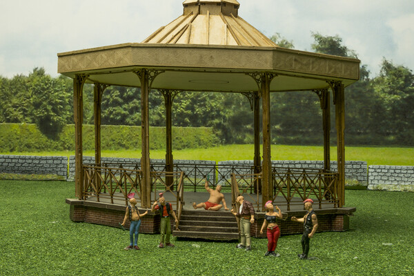Bandstand Boozers Picture Board by Steve Purnell