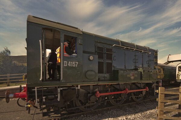 Gronk D4157 at Furnace  Sidings Picture Board by Steve Purnell