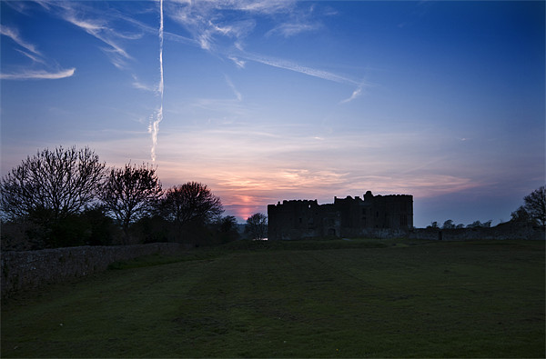 Carew Castle at Sunset Picture Board by Steve Purnell