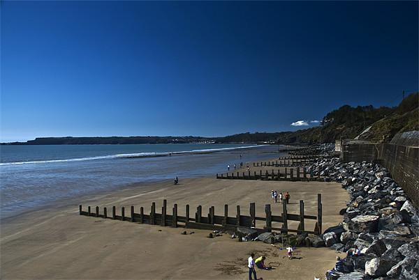 Amroth Pembrokeshire Picture Board by Steve Purnell