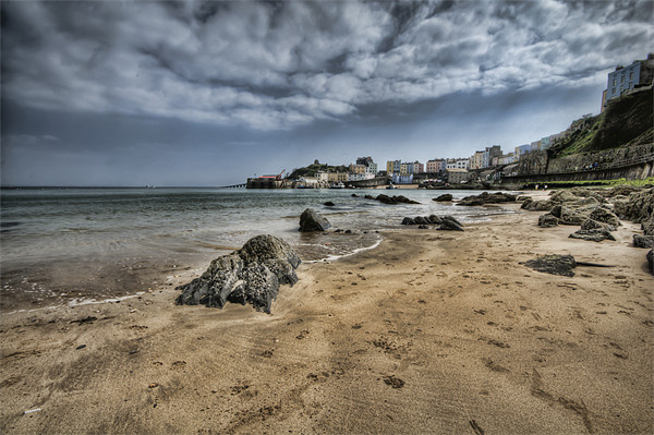 Tenby Harbour from North Beach Picture Board by Steve Purnell