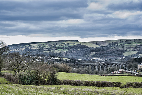 Hengoed Viaduct Picture Board by Steve Purnell