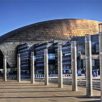 Buy canvas prints of Wales Millenium Centre by Steve Purnell