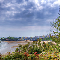 Buy canvas prints of Tenby Pembrokeshire Painted by Steve Purnell