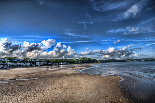 Saundersfoot Beach 3 Picture Board by Steve Purnell