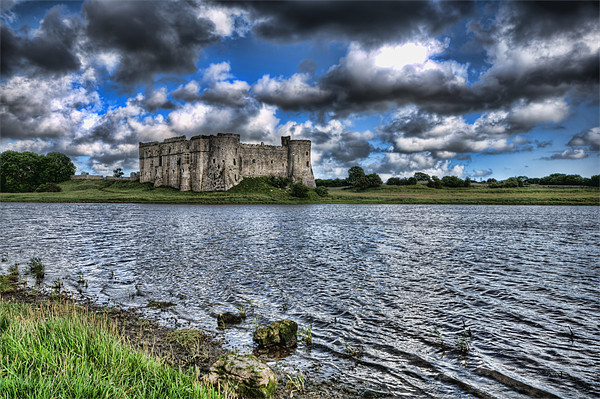 Carew Castle Pembrokeshire Picture Board by Steve Purnell