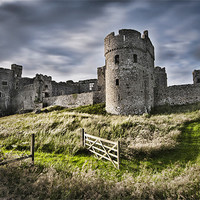 Buy canvas prints of Carew Castle Long Exposure 2 by Steve Purnell