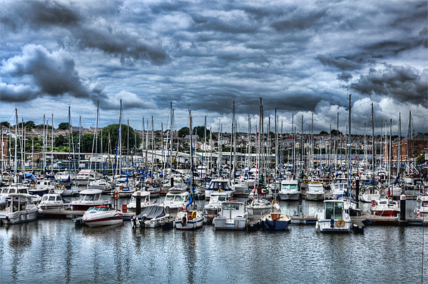 Serenity at Milford Haven Marina Picture Board by Steve Purnell