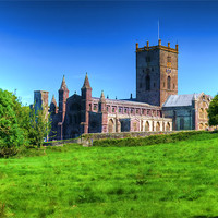 Buy canvas prints of St Davids Cathedral Pembrokeshire 3 by Steve Purnell