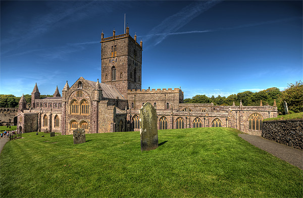 St Davids Cathedral Pembrokeshire 6 Picture Board by Steve Purnell