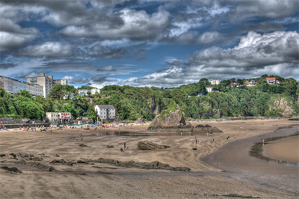 Tenby North Beach 2 Picture Board by Steve Purnell
