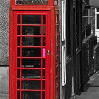 Buy canvas prints of Red Telephone Box by Steve Purnell