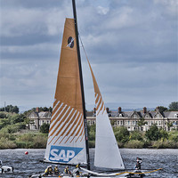 Buy canvas prints of Extreme 40 Team SAP Extreme by Steve Purnell