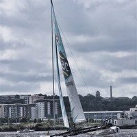 Buy canvas prints of Extreme 40 Team GAC Pindar by Steve Purnell