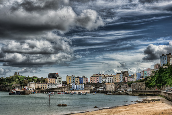 Tenby Harbour Picture Board by Steve Purnell