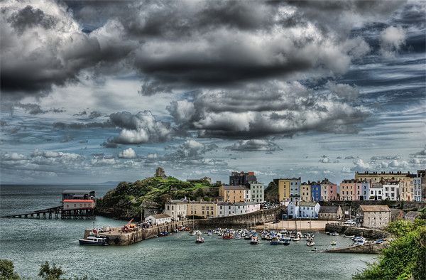 Tenby Harbour 2 Picture Board by Steve Purnell