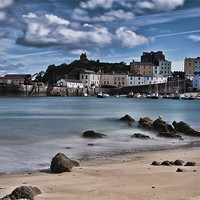 Buy canvas prints of Tenby Harbour 4 by Steve Purnell