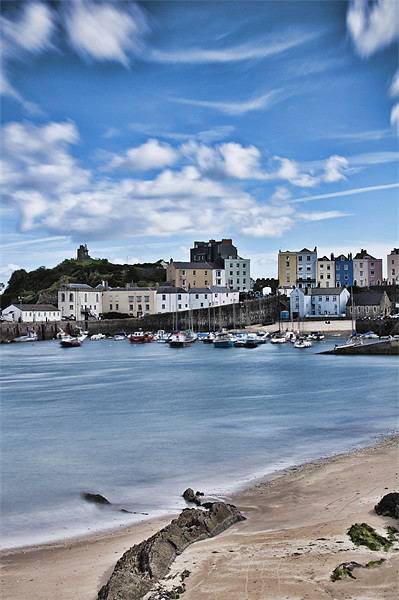 Tenby Harbour 5 Picture Board by Steve Purnell